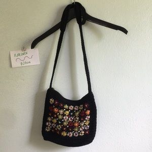 Liz Claiborne weaved floral bag!
